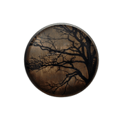 Black Tree Driftwoord Tray - ø 61 x 4 cm